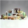 Image 1 : Box lot of 27 pieces: BOSSON¹S, HULL, ROSEVILLE, WELLER, and various European makers....