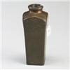 Image 1 : Rare CLEWELL vase embossed with roses. Naturally repatinating finish. Unmarked. 6"...