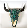 Image 1 : Beaded Buffalo Skull by Ali Launer