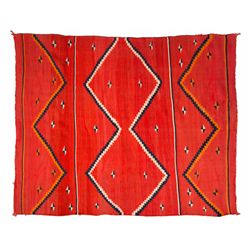 Navajo Transitional Wearing Blanket, 5'7" x 4'6"