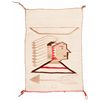 Image 1 : Navajo Pictorial Weaving, 2'8" x 1'10"