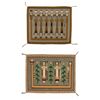 Image 1 : Two Navajo Yei Weavings, 2'10" x 2'5" and 3'2" x 2'5"
