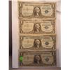 Image 1 : (4) 1957 $1 Silver Certificates