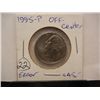 Image 1 : 1995-P Washington Quarter, Error, Off Center