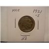 Image 1 : 1921-S Buffalo Nickel, Good Date