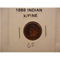 1868 Indian Head Cent