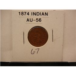 1874 Indian Head Cent