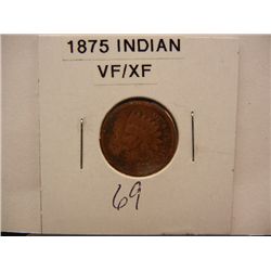 1875 Indian Head Cent