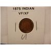 Image 1 : 1875 Indian Head Cent