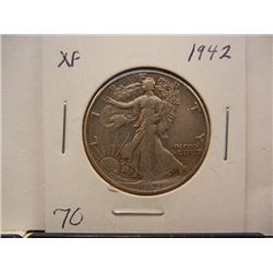 1942 Walking Liberty Half Dollar