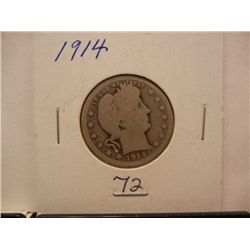 1914 Barber Quarter