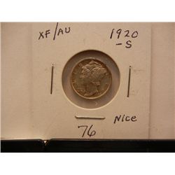 1920-S Mercury Dime