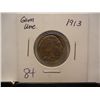 Image 1 : 1913 Buffalo Nickel, Good Date