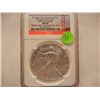 Image 1 : 2012-S American Silver Eagle, First Releases, .999 Fine Silver, 1 Troy Oz., Graded by NGC MS69