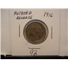Image 1 : 1916 Buffalo Nickel, Good Date, Rotated Reverse