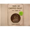 Image 1 : 1829 Capped Bust Half Dollar