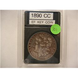 1890-CC Morgan Dollar