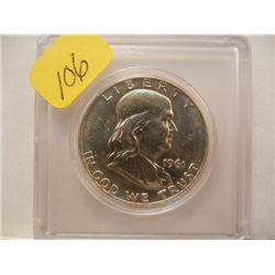 1961-D Franklin Half Dollar
