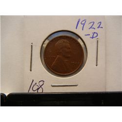 1922-D Lincoln Wheat Cent, Key Date