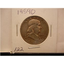 1959-D Franklin Half Dollar