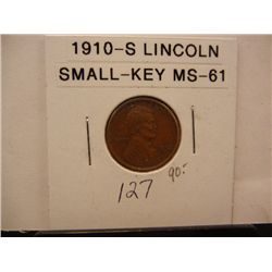 1910-S Lincoln Wheat Cent