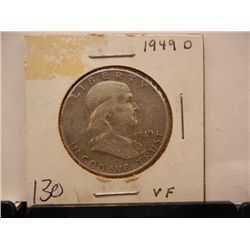 1949-O Franklin Half Dollar