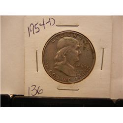 1954-D Franklin Half Dollar
