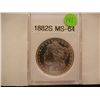 Image 1 : 1882-S Morgan Dollar