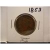 Image 1 : 1853 Large Cent