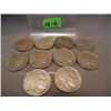 Image 1 : 10 Buffalo Nickels, Mixed Dates