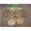 Image 1 : 10 Buffalo Nickels, Mixed Dates