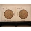 Image 1 : (2) Franklin Half Dollars: 1952-D