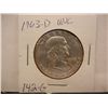 Image 1 : 1963-D Franklin Half Dollar