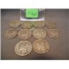 Image 1 : 10 Mercury Dimes, Mixed Dates