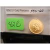 Image 1 : 1856 $1 Gold Indian Princess Large Head