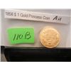 Image 2 : 1858 $1 Gold Indian Princess Large Head