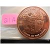 Image 2 : 1 Oz. Indian Head, .999 Fine Copper Comm. Coin, by Golden State Mint