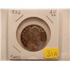 Image 1 : 1832 Bust Half Dollar