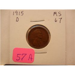 1915-D Lincoln Wheat Cent