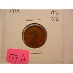 1915 Lincoln Wheat Cent