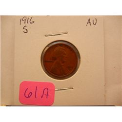 1916-S Lincoln Wheat Cent
