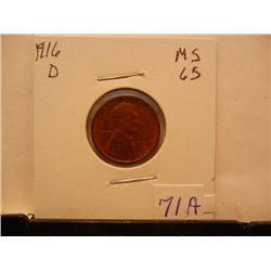 1916-D Lincoln Wheat Cent