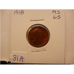 1918 Lincoln Wheat Cent