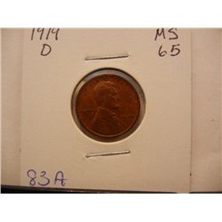 1919-D Lincoln Wheat Cent
