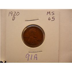 1920-D Lincoln Wheat Cent