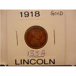1918 Lincoln Wheat Cent