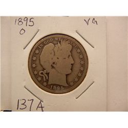 1895-O Barber Half Dollar