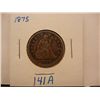 Image 1 : 1875 Seated Liberty Quarter
