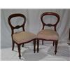 Image 1 : SET OF SIX VICTORIAN MAHOGANY BALLON BACK DINING CHAIRS,with freshly upholstered seats. 800 - 120...