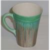 Image 1 : SHELLEY BEAKER,in the green & brown Harmony pattern, C1930's. 30 - 50...